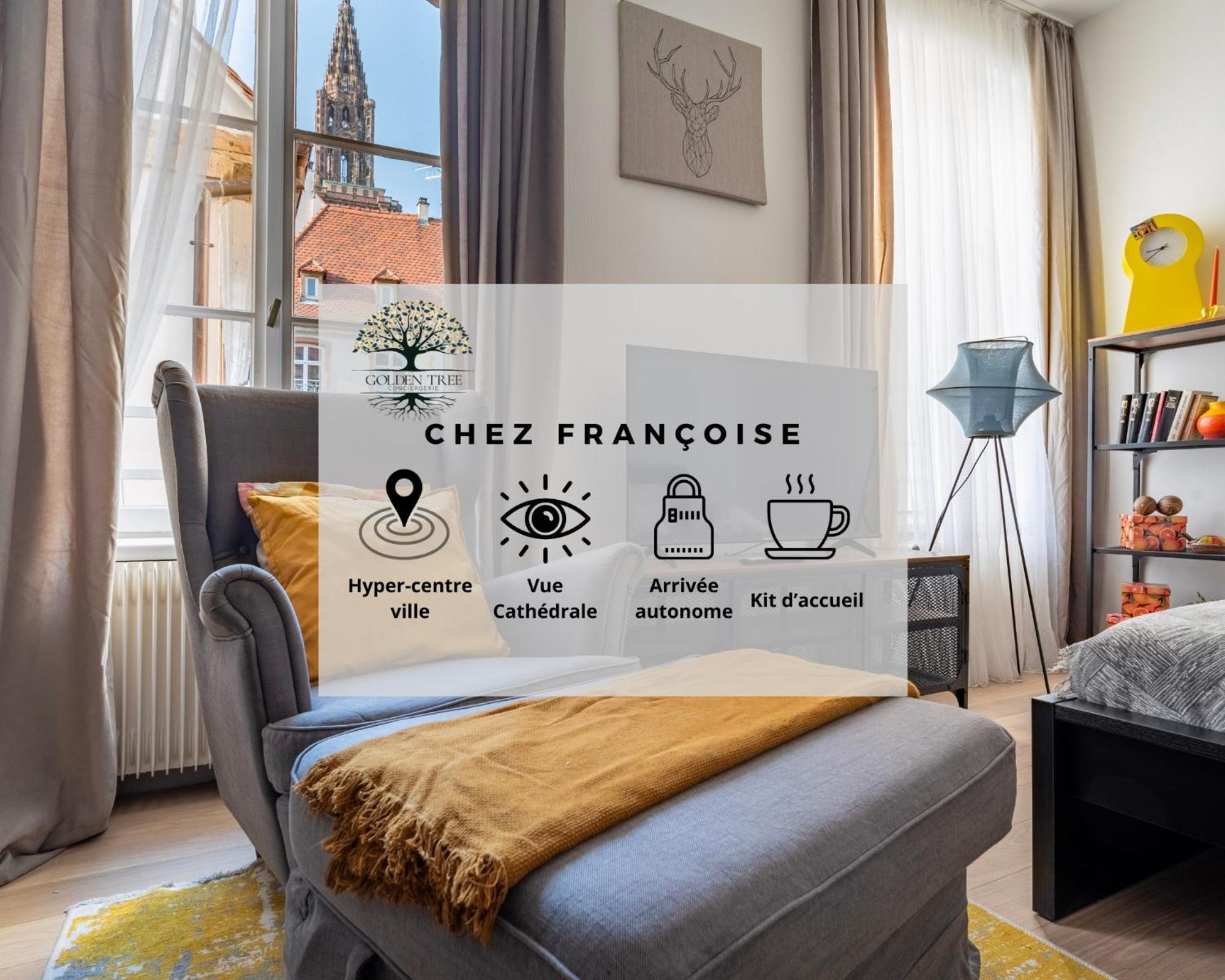 Appartement Chez Francoise - Hyper-centre, Vue Cathedrale Straatsburg